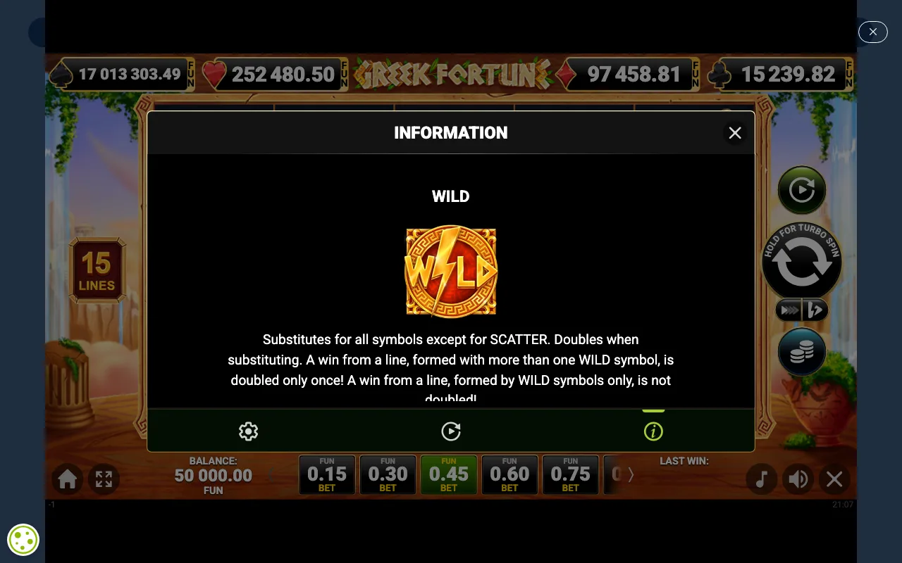 Game rules, page 3 — Greek Fortune