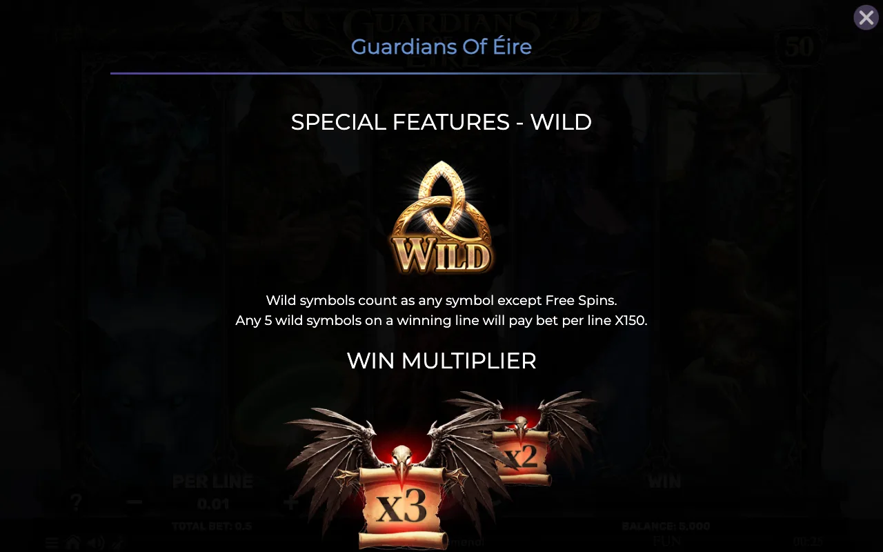 Special features - wild — Guardians of Eire