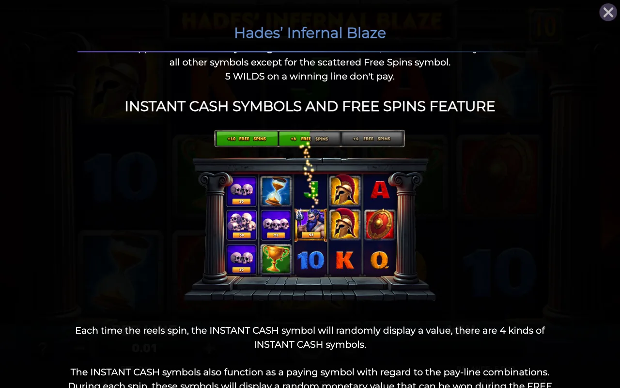 Game rules, page 2 — Hades Infernal Blaze