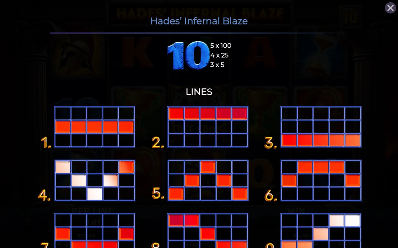 Lines — Hades Infernal Blaze