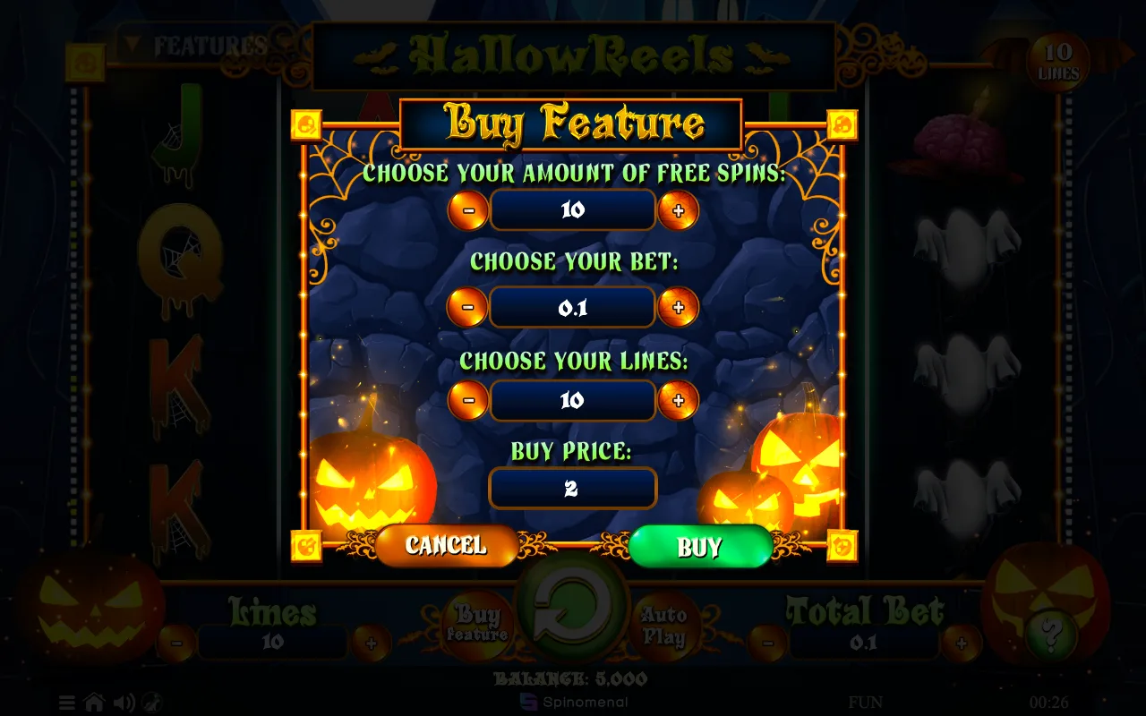 Buying the feature — Hallow Reels