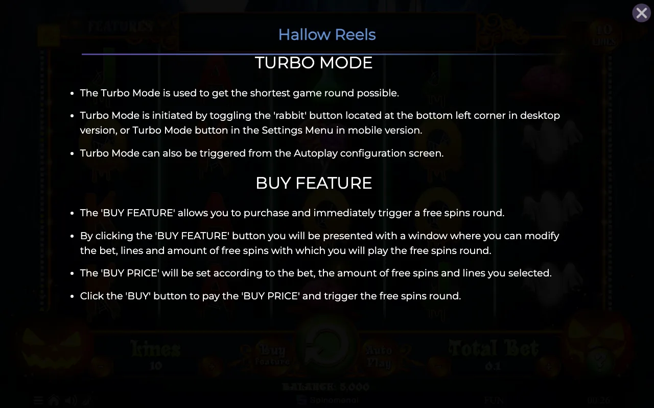 Game rules, page 7 — Hallow Reels
