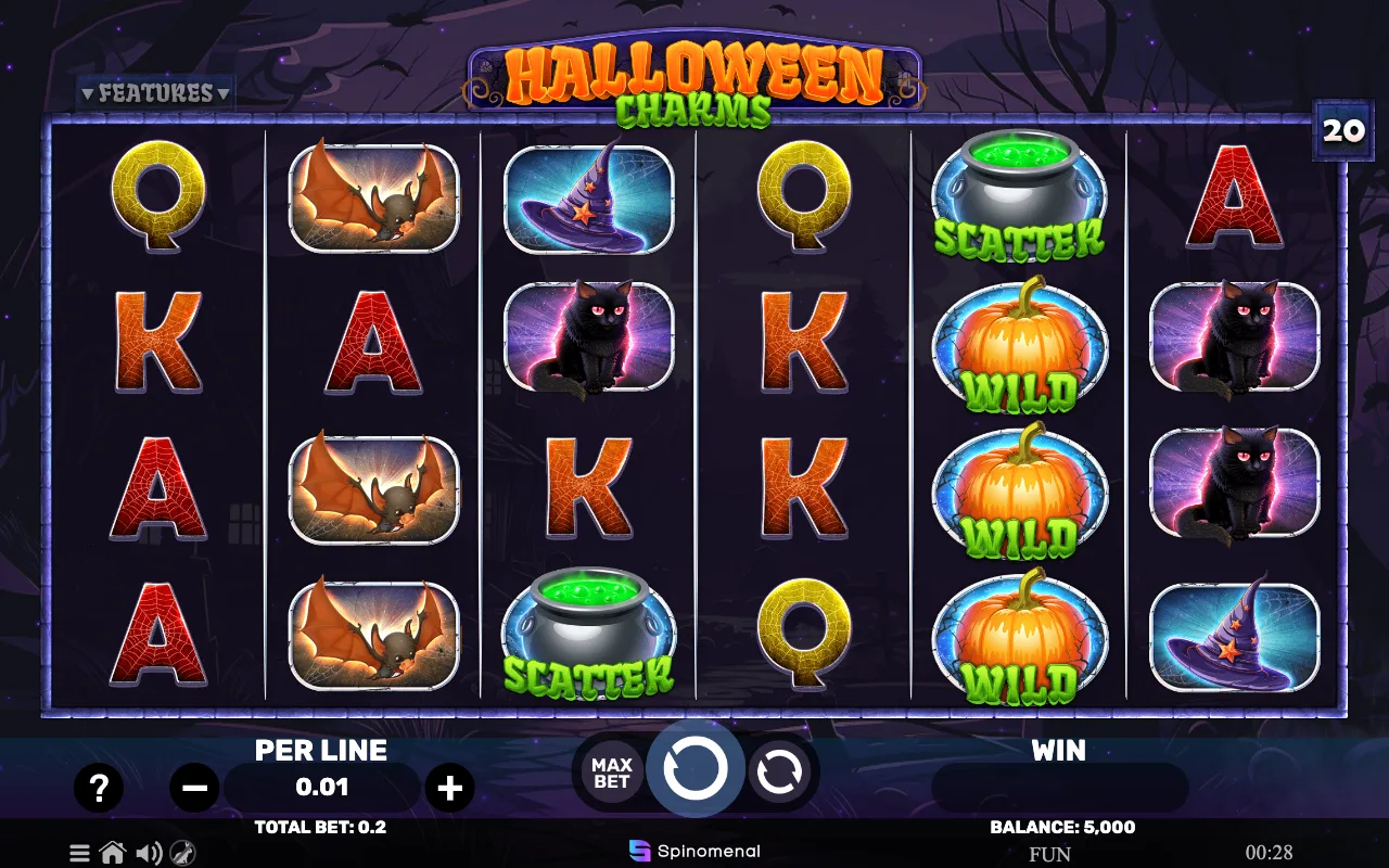 The base game — Halloween Charms