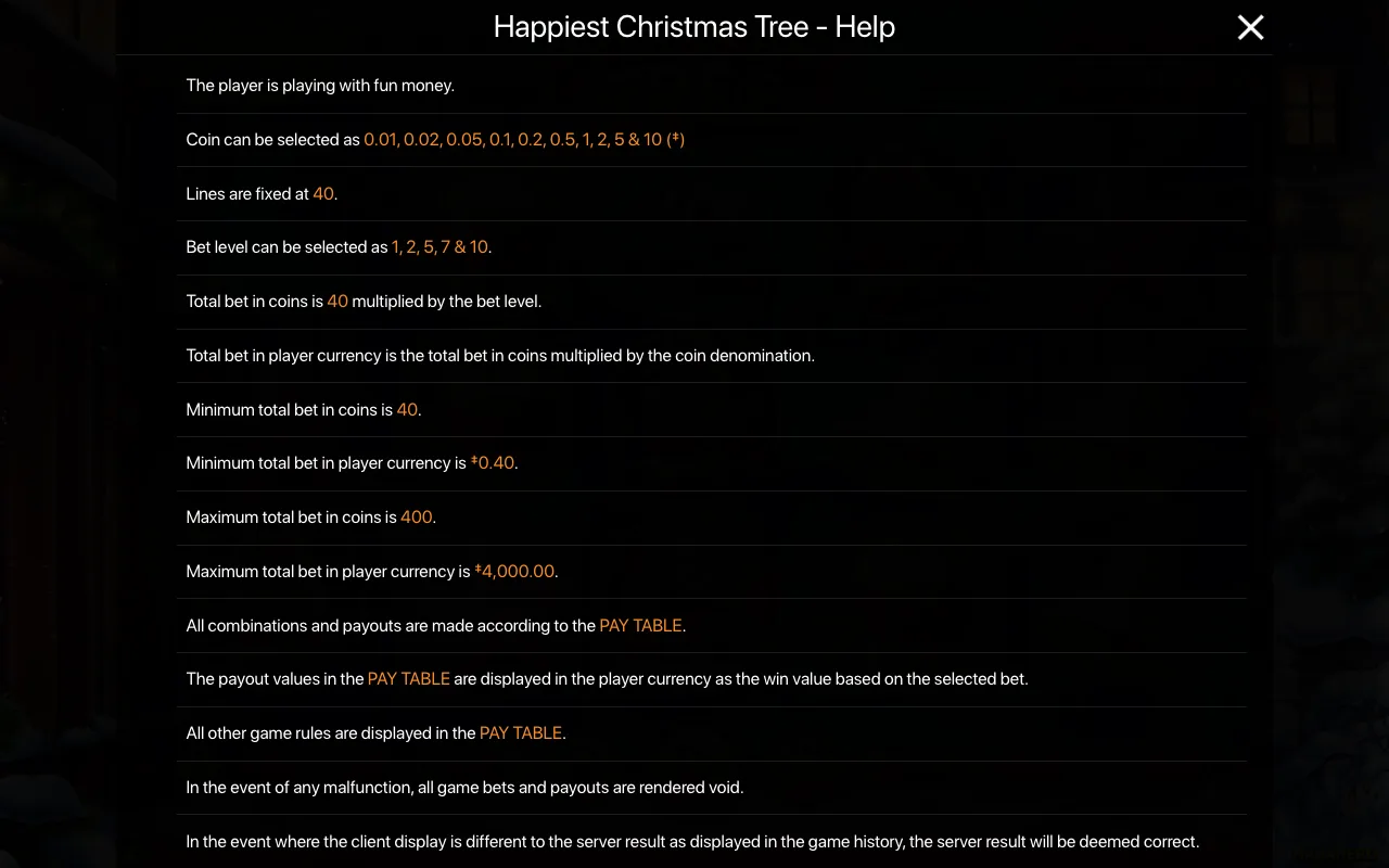 Spielregeln, Seite 1 — Happiest Christmas Tree