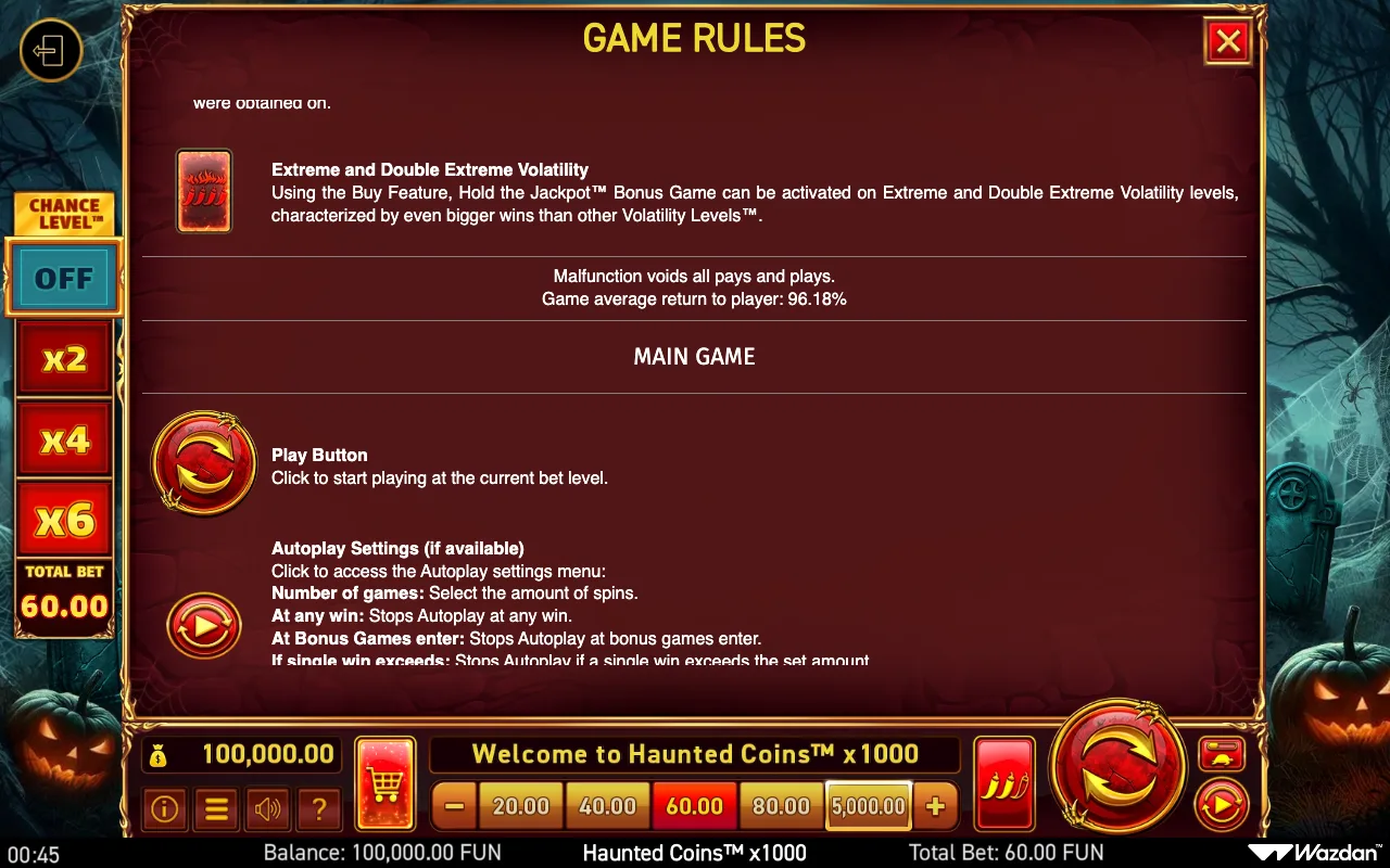 Game rules, page 11 — Haunted Coins X1000
