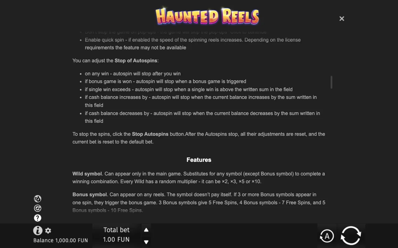 Game rules, page 7 — Haunted Reels
