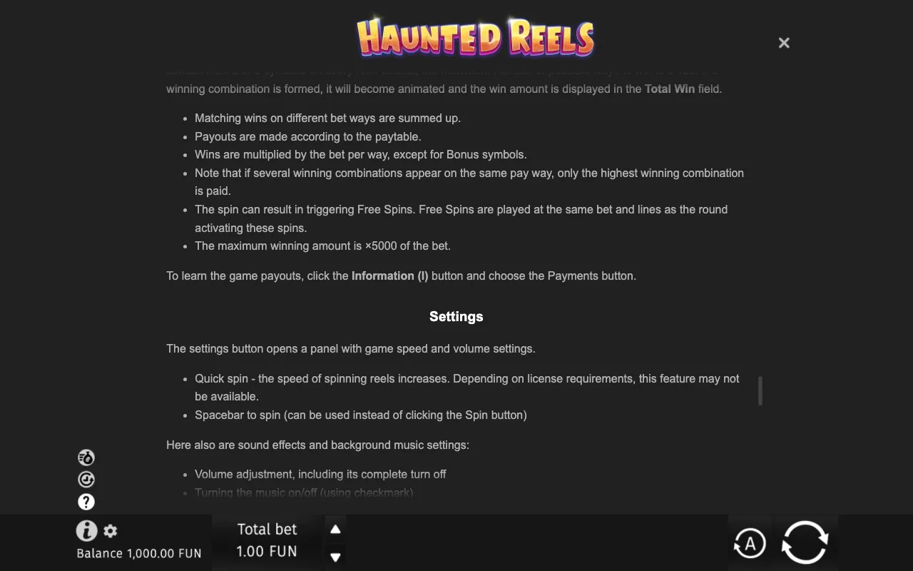 Game rules, page 9 — Haunted Reels