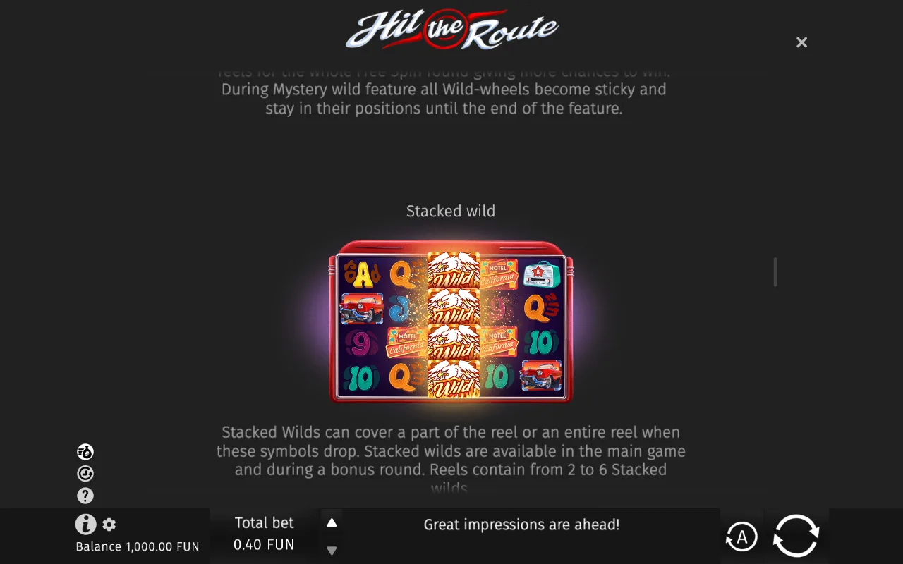 Game rules, page 5 — Hit the Route