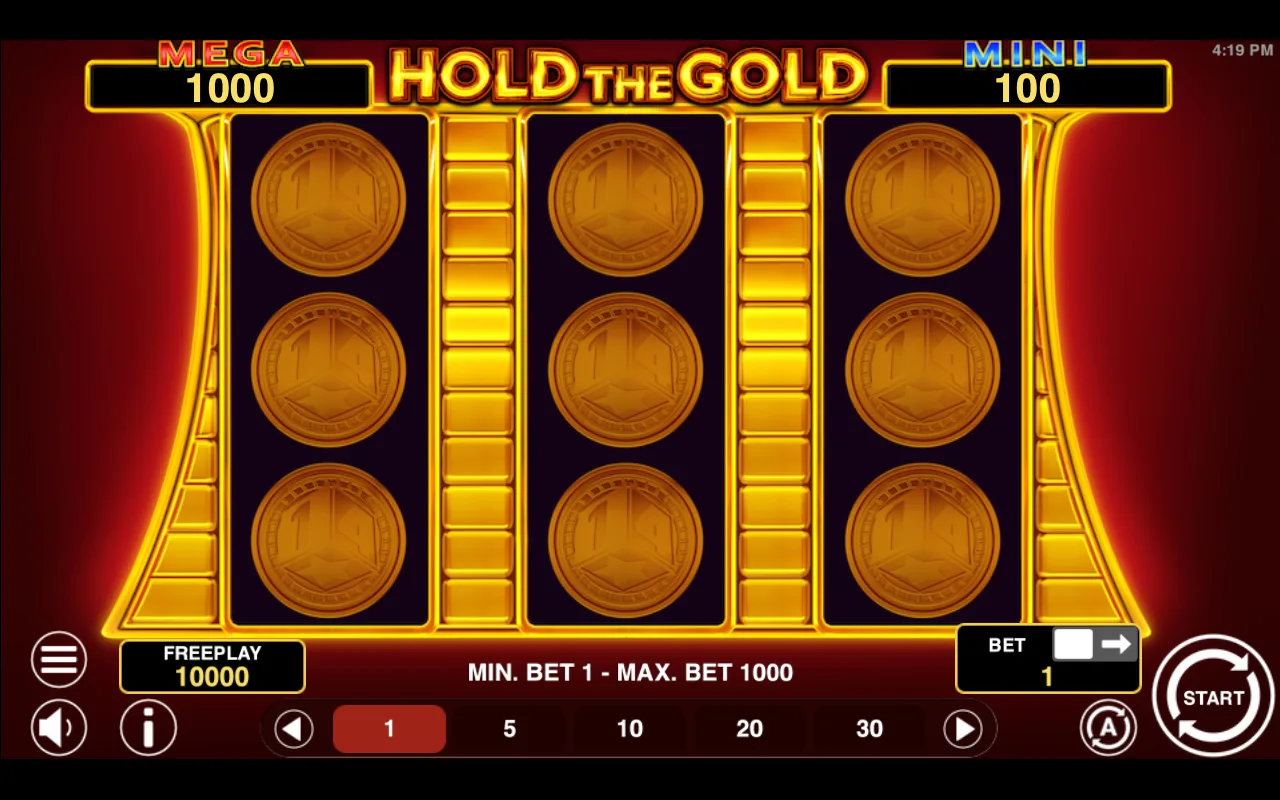 The base game — Hold The Gold