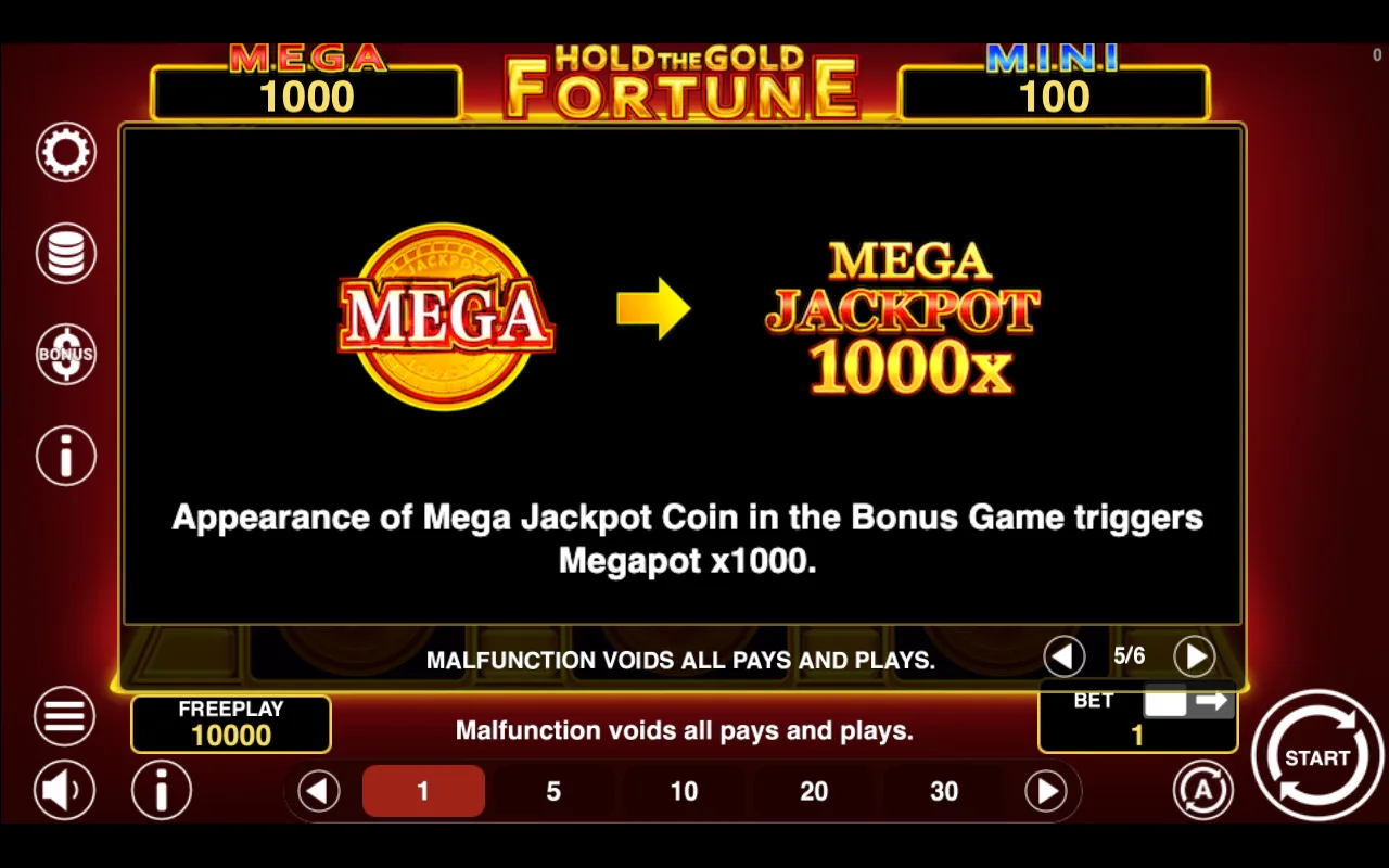 Mega — Hold The Gold Fortune