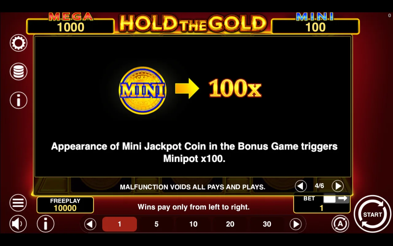 Game rules, page 4 — Hold The Gold