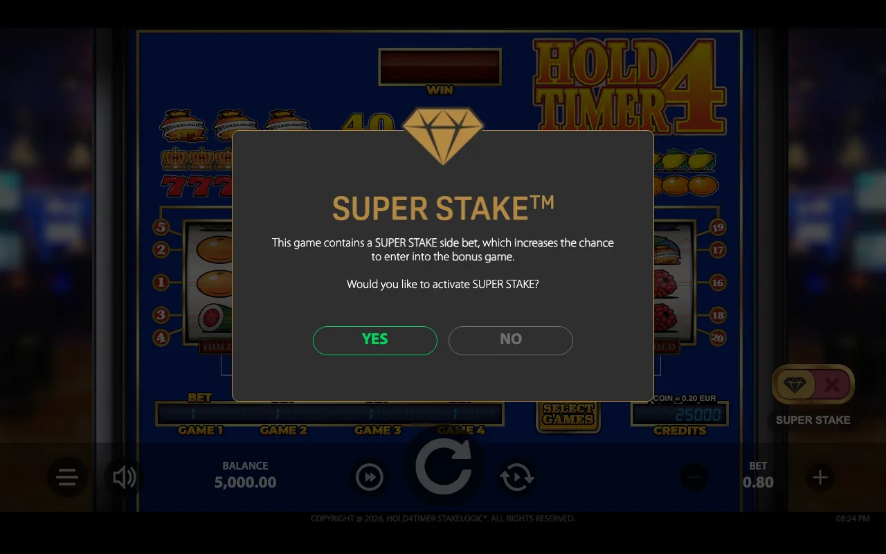 The base game — Hold4timer