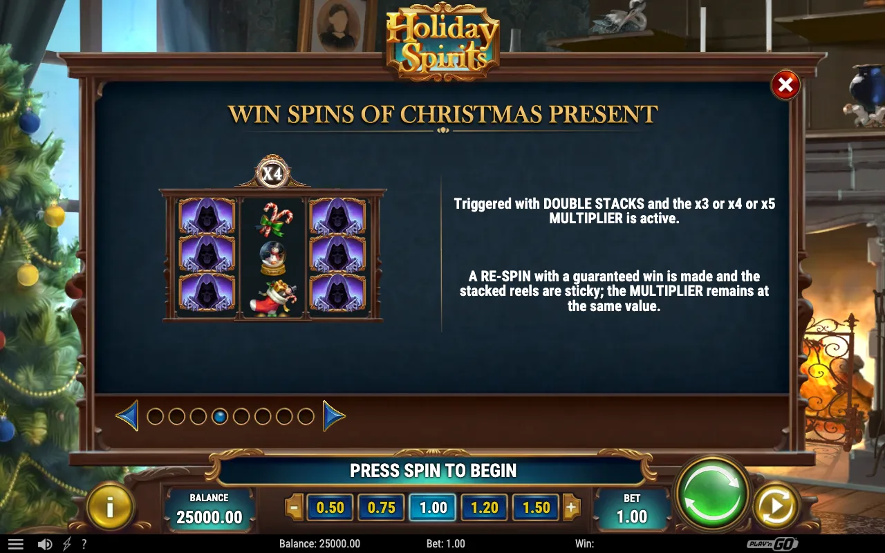 Game rules, page 4 — Holiday Spirits