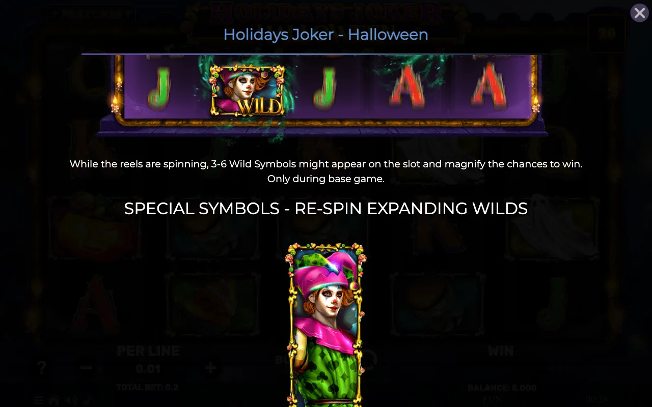 Game rules, page 3 — Holidays Joker Halloween