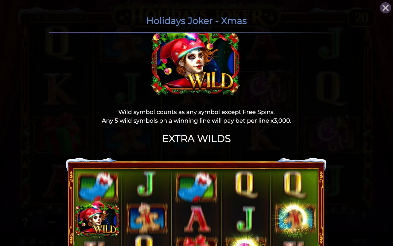 Game rules, page 2 — Holidays Joker Xmas