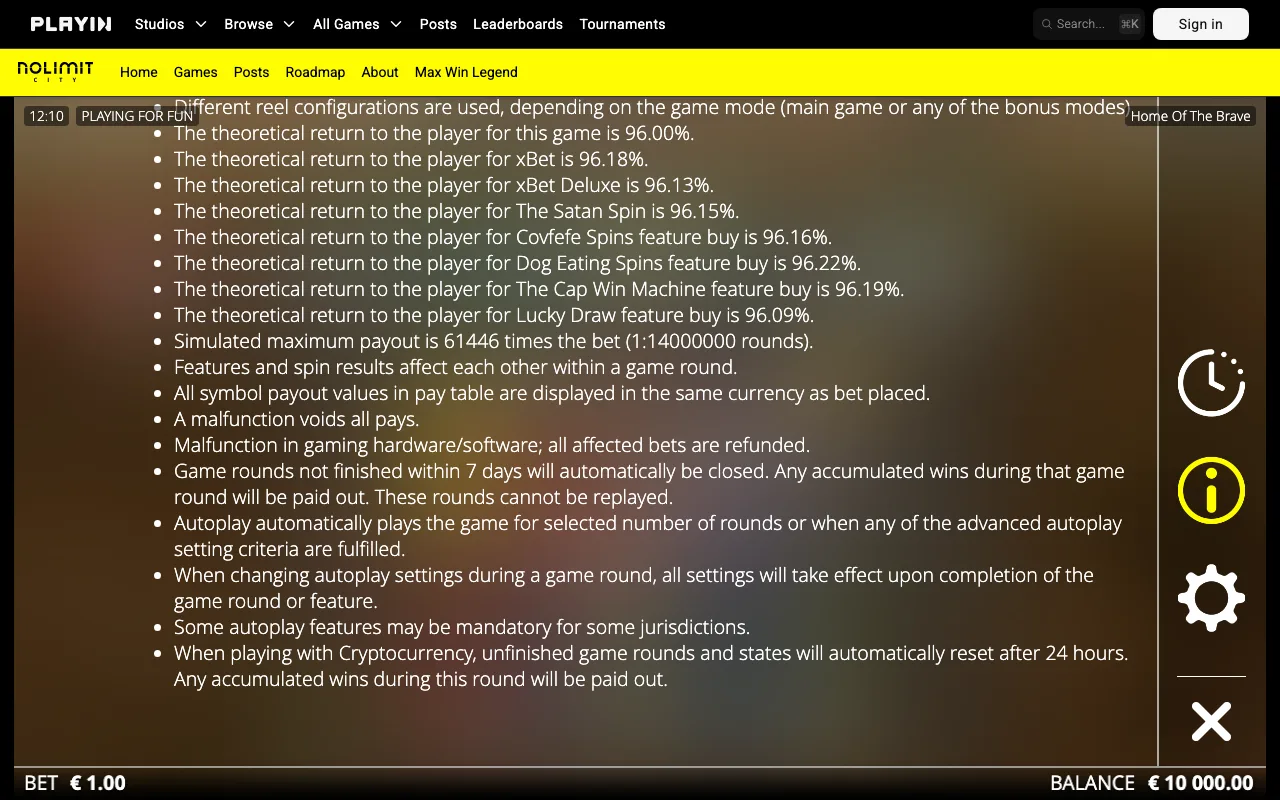 Game rules, page 3 — Home of the Brave