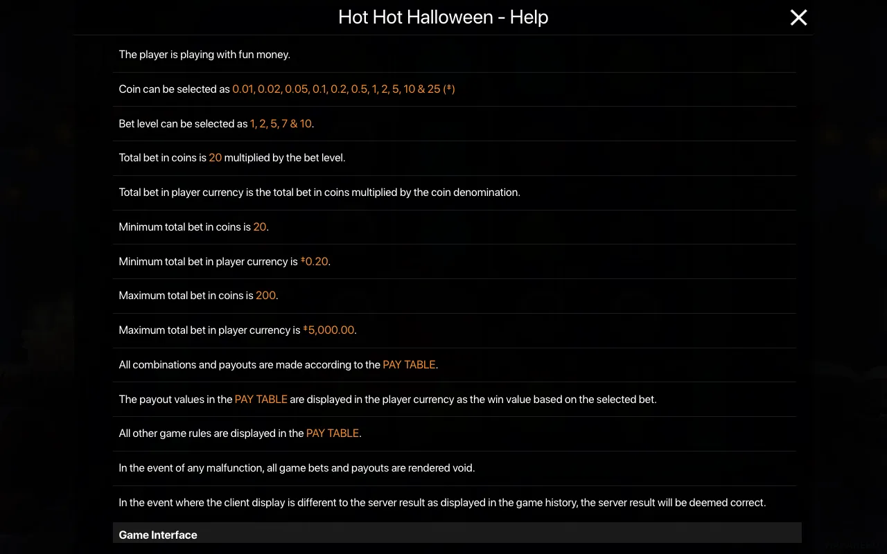 Spielregeln, Seite 1 — Hot Hot Halloween