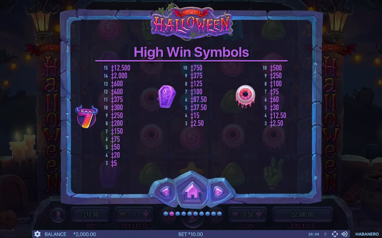 Spielregeln, Seite 4 — Hot Hot Halloween