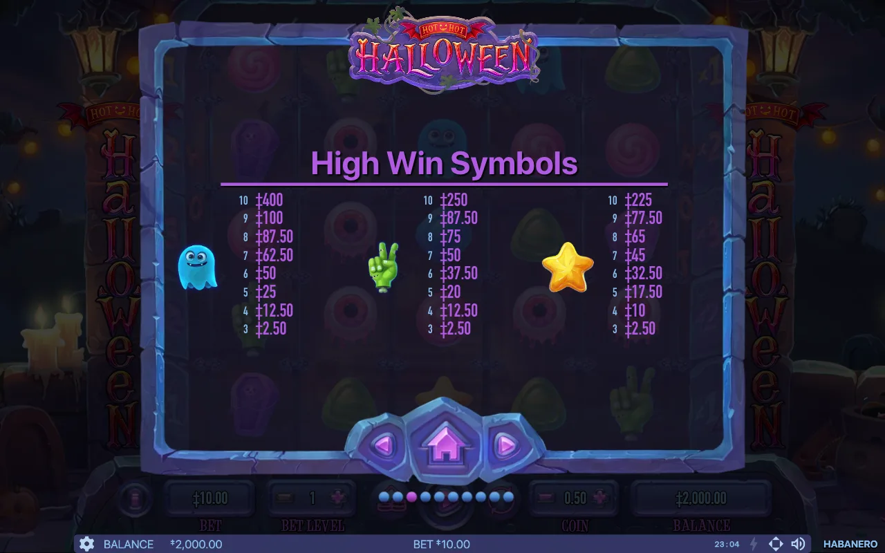 Spielregeln, Seite 5 — Hot Hot Halloween