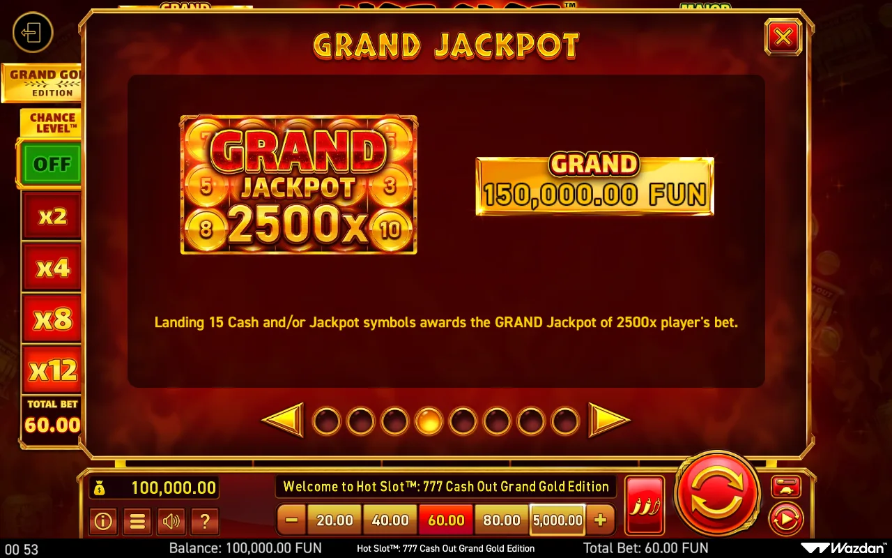 Game rules, page 4 — Hot Slot 777 Cash Out Grand Gold Edition