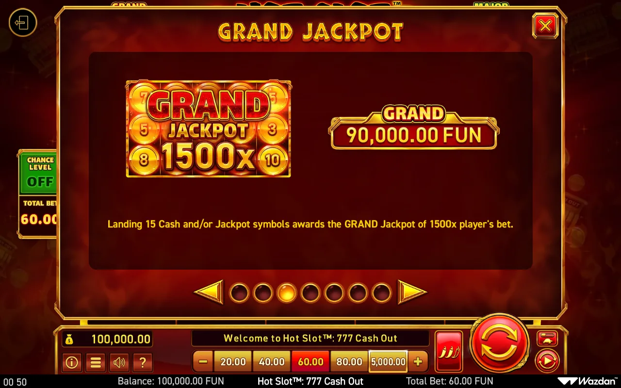 Game rules, page 3 — Hot Slot 777 Cash Out