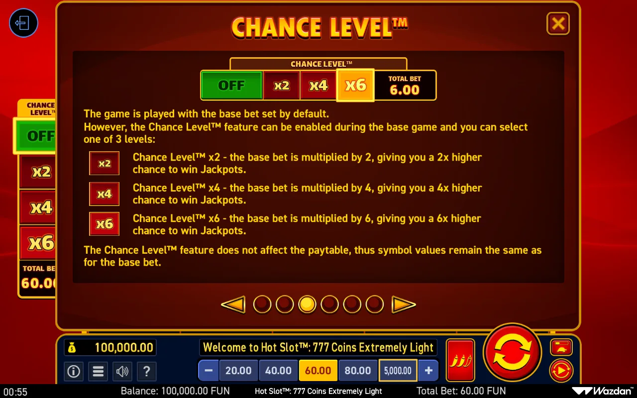 Game rules, page 3 — Hot Slot 777 Coins Extremely Light