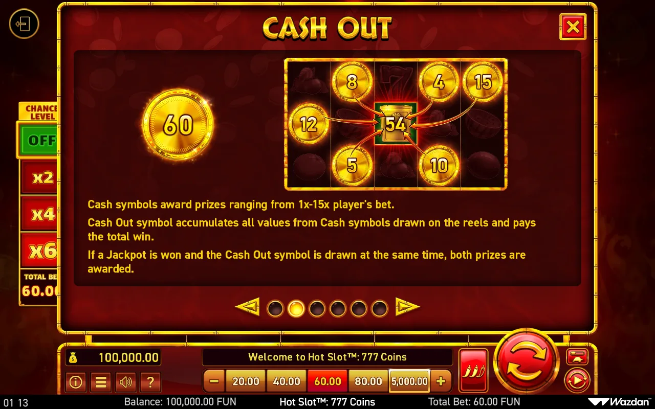 Game rules, page 2 — Hot Slot: 777 Coins