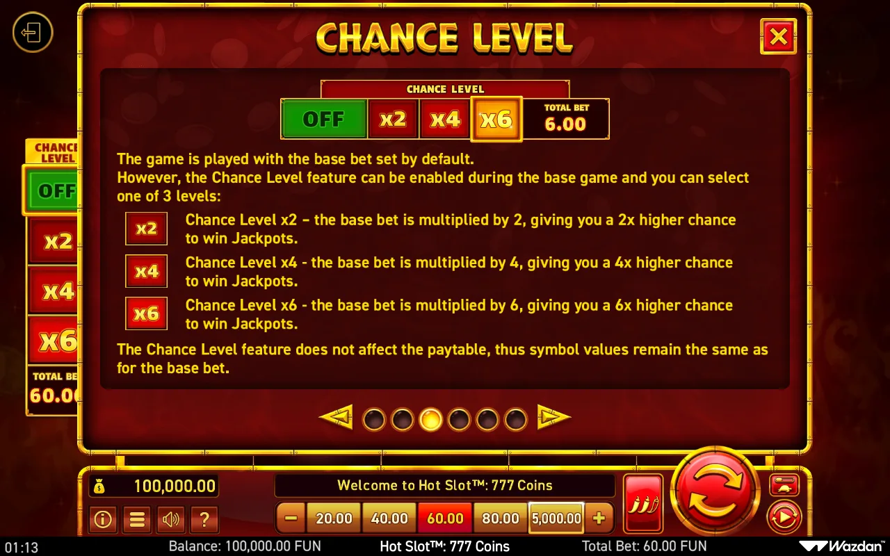 Game rules, page 3 — Hot Slot: 777 Coins