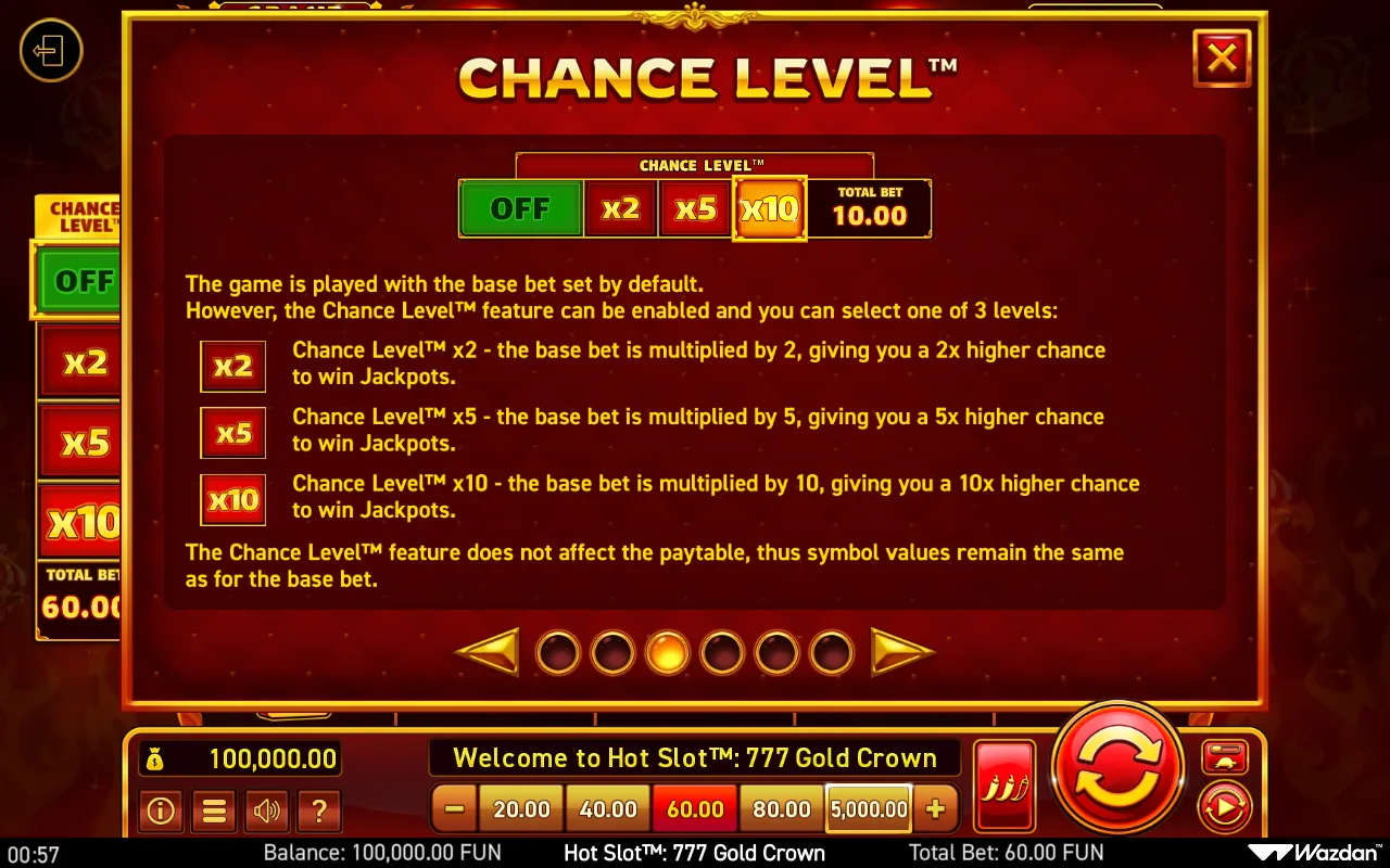 Game rules, page 3 — Hot Slot 777 Gold Crown