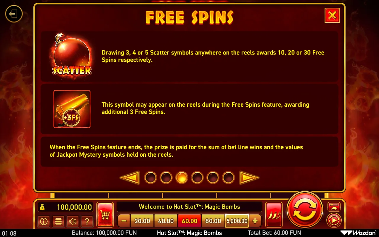 Scatter — Hot Slot Magic Bombs