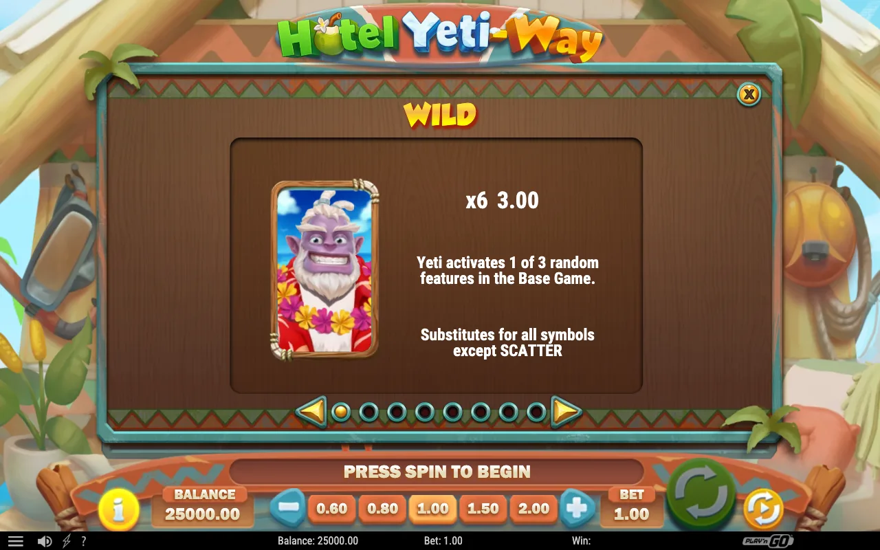 Game rules, page 3 — Hotel Yeti-Way