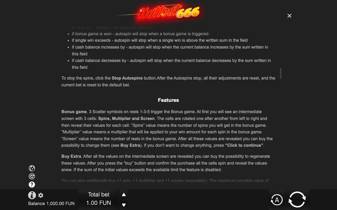 Game rules, page 7 — Hottest 666