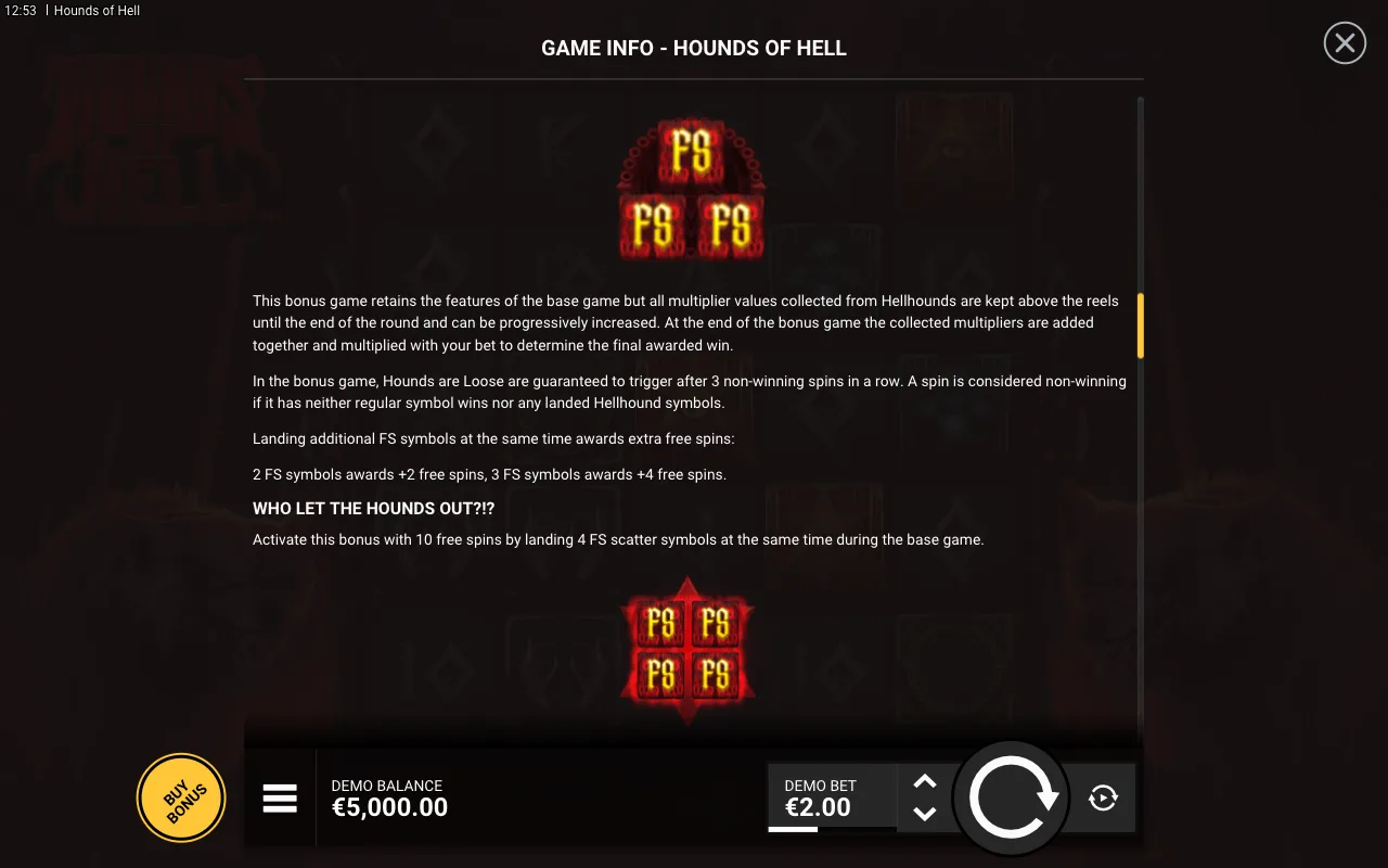 Game rules, page 4 — Hounds of Hell