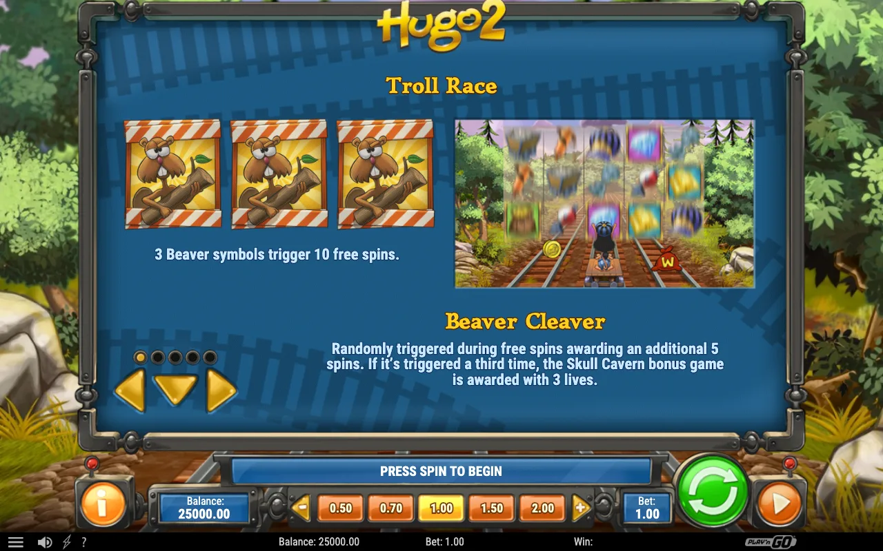 Game rules, page 3 — Hugo 2