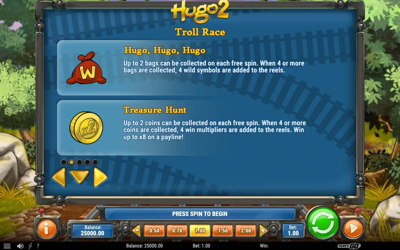 Game rules, page 4 — Hugo 2