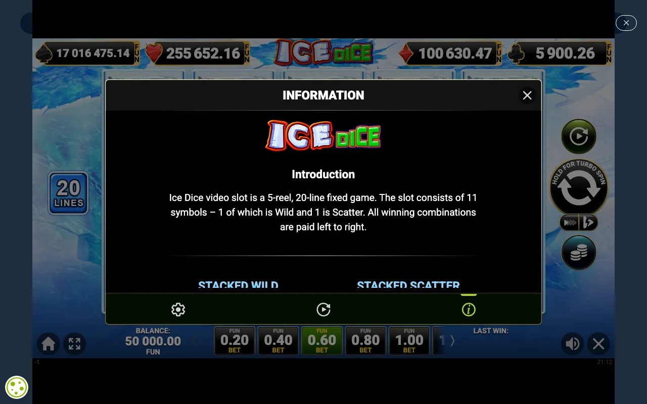 Game rules, page 1 — Ice Dice