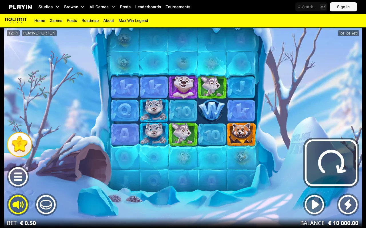 The base game — Ice Ice Yeti