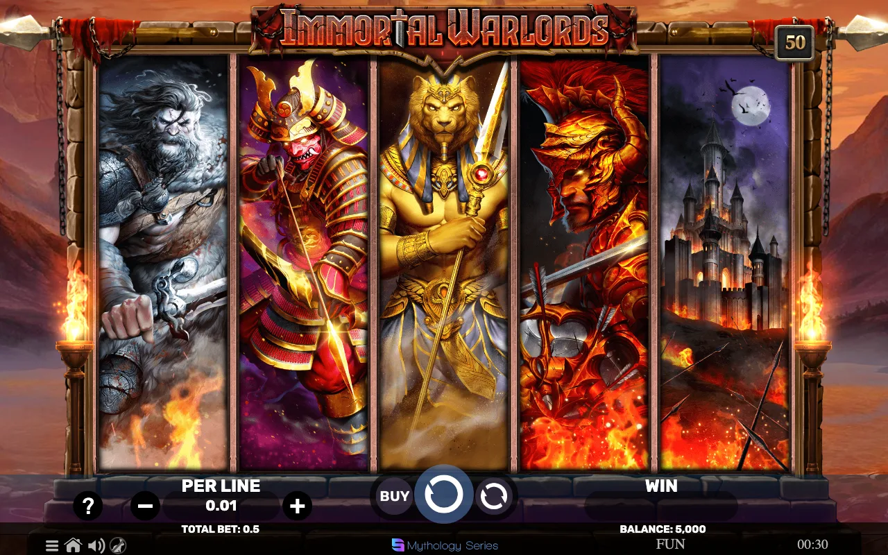 The base game — Immortal Warlords