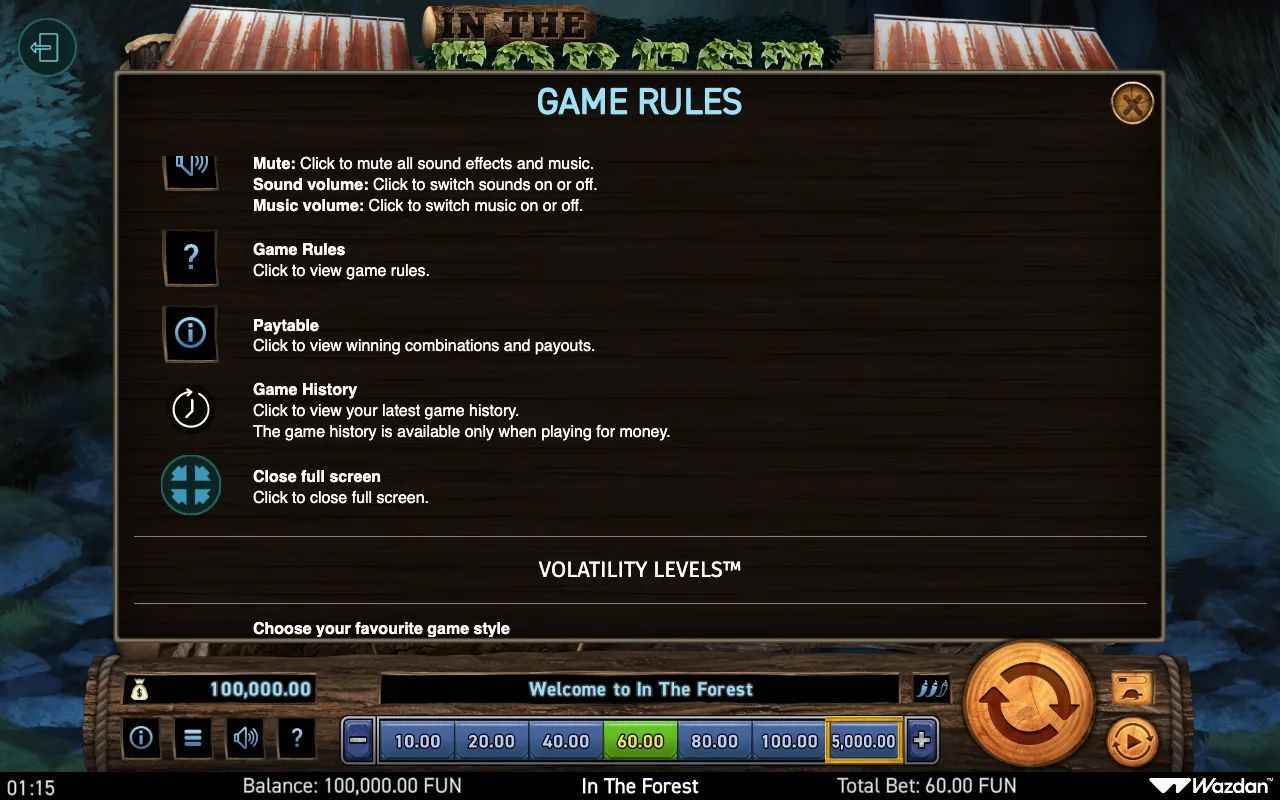 Game rules, page 5 — in The Forest