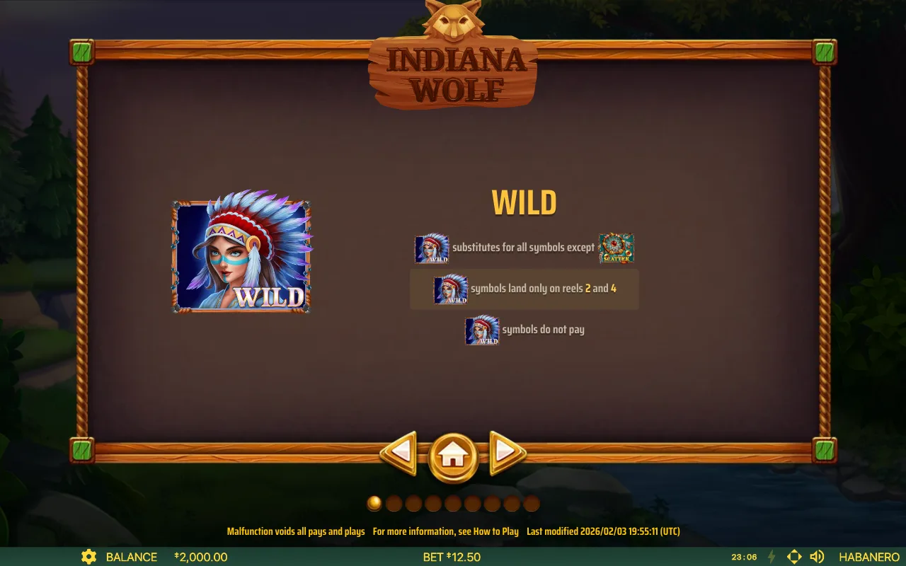 Spielregeln, Seite 3 — Indiana Wolf