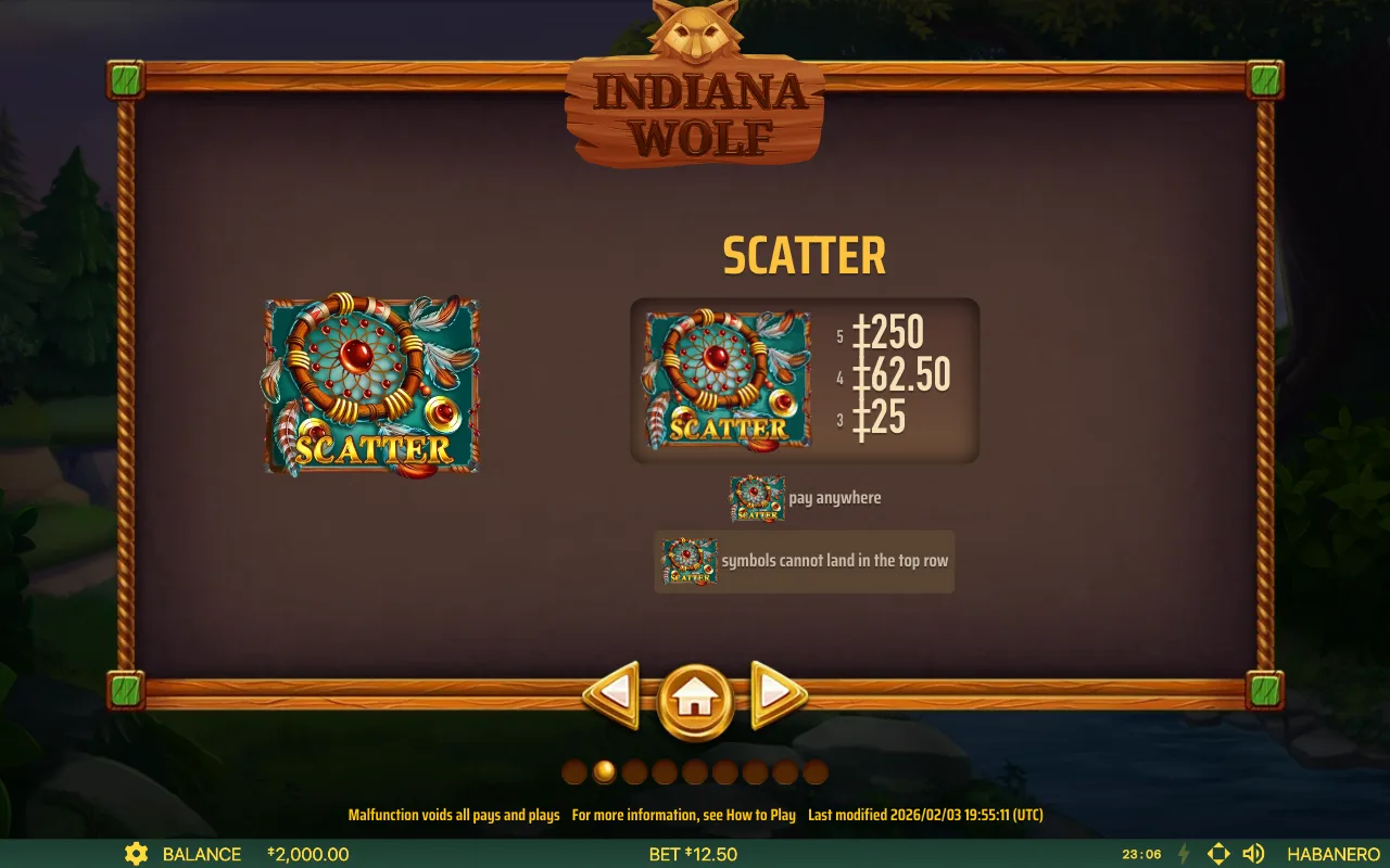 Das Scatter-Symbol — Indiana Wolf