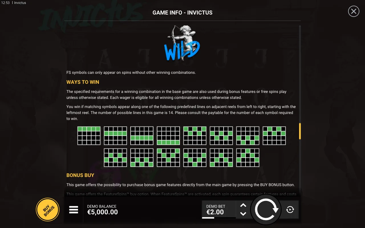 Ways to win — Invictus