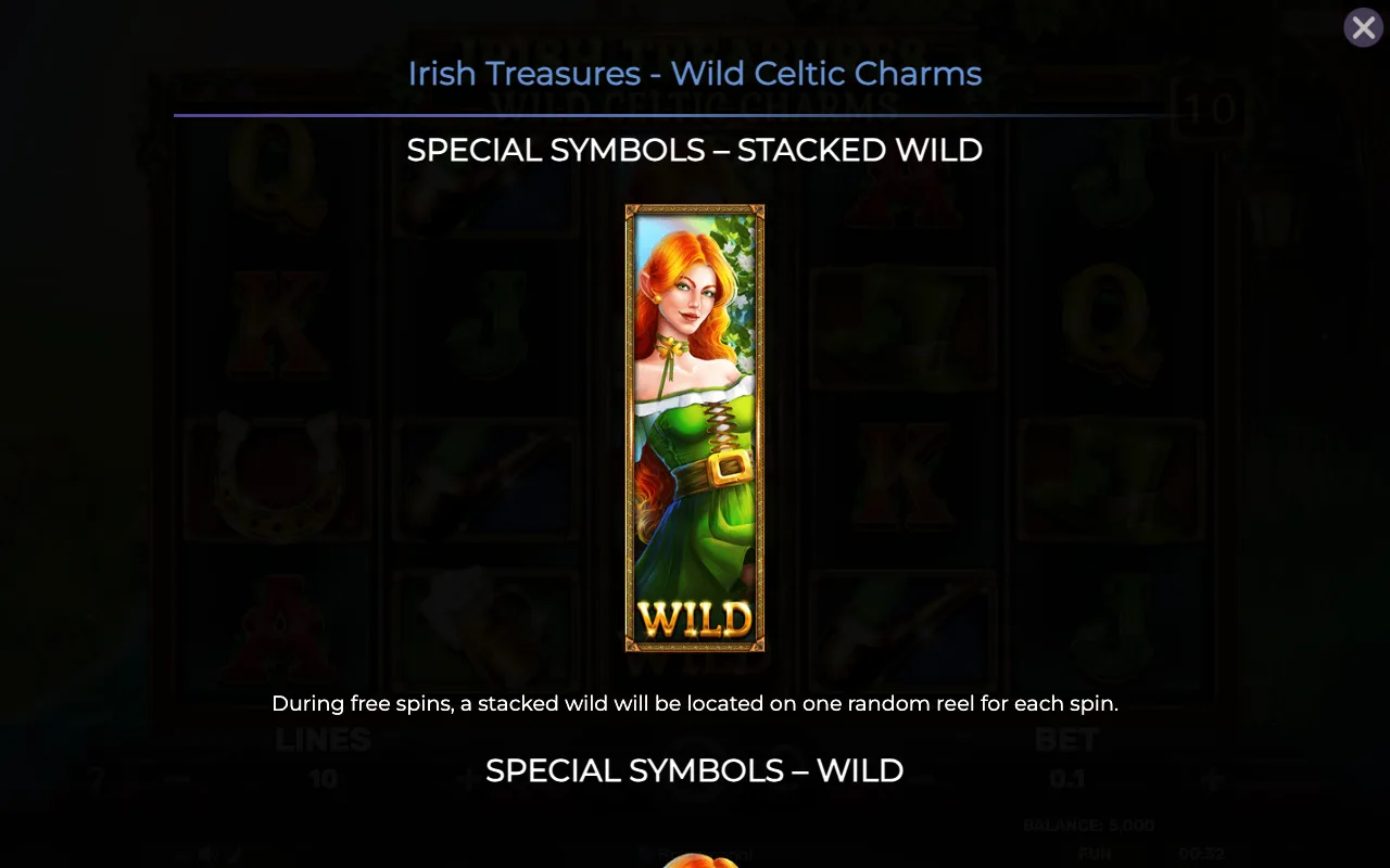 Game rules, page 2 — Irish Treasures Wild Celtic Charms