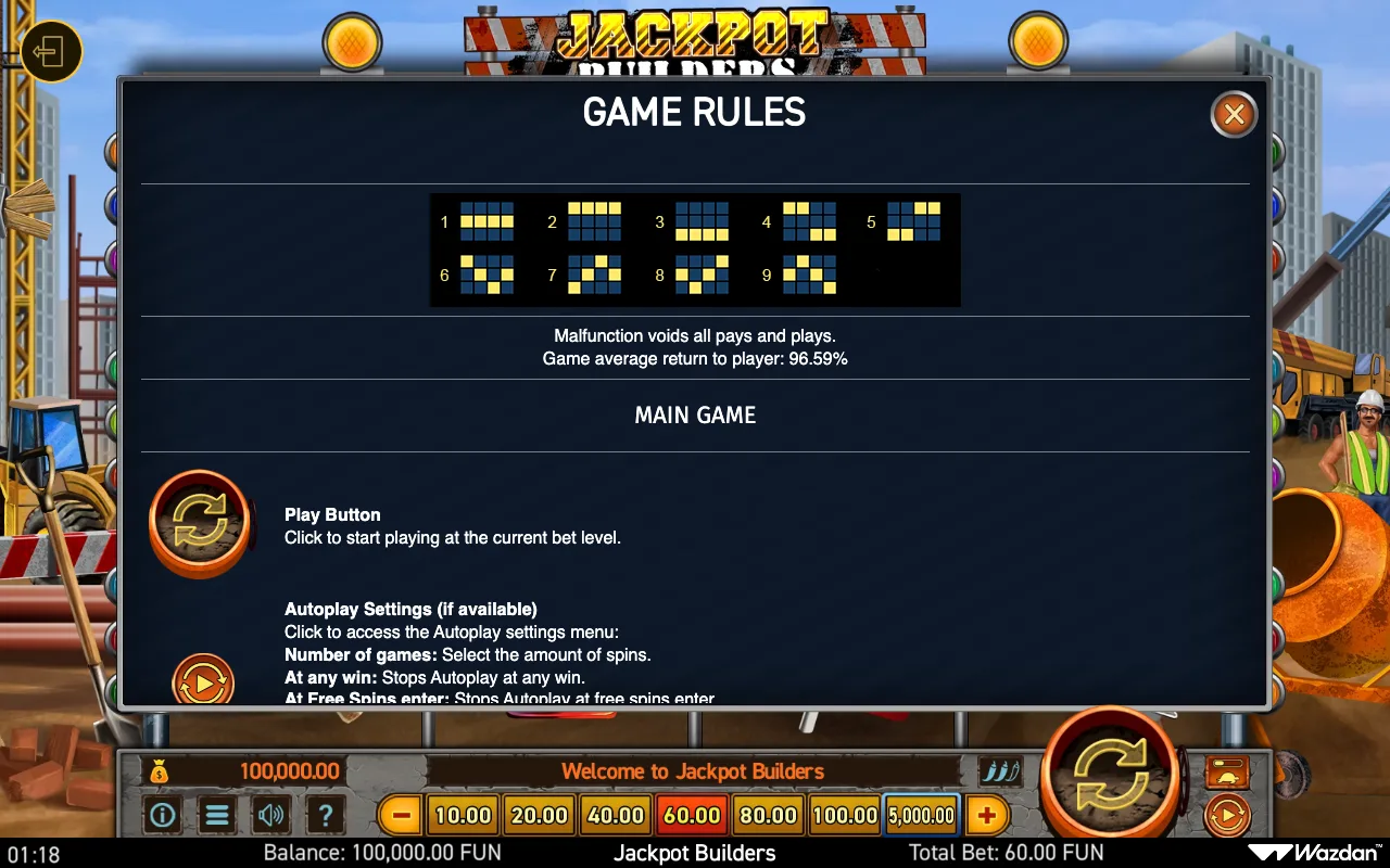 Game rules, page 4 — Jackpot Builders