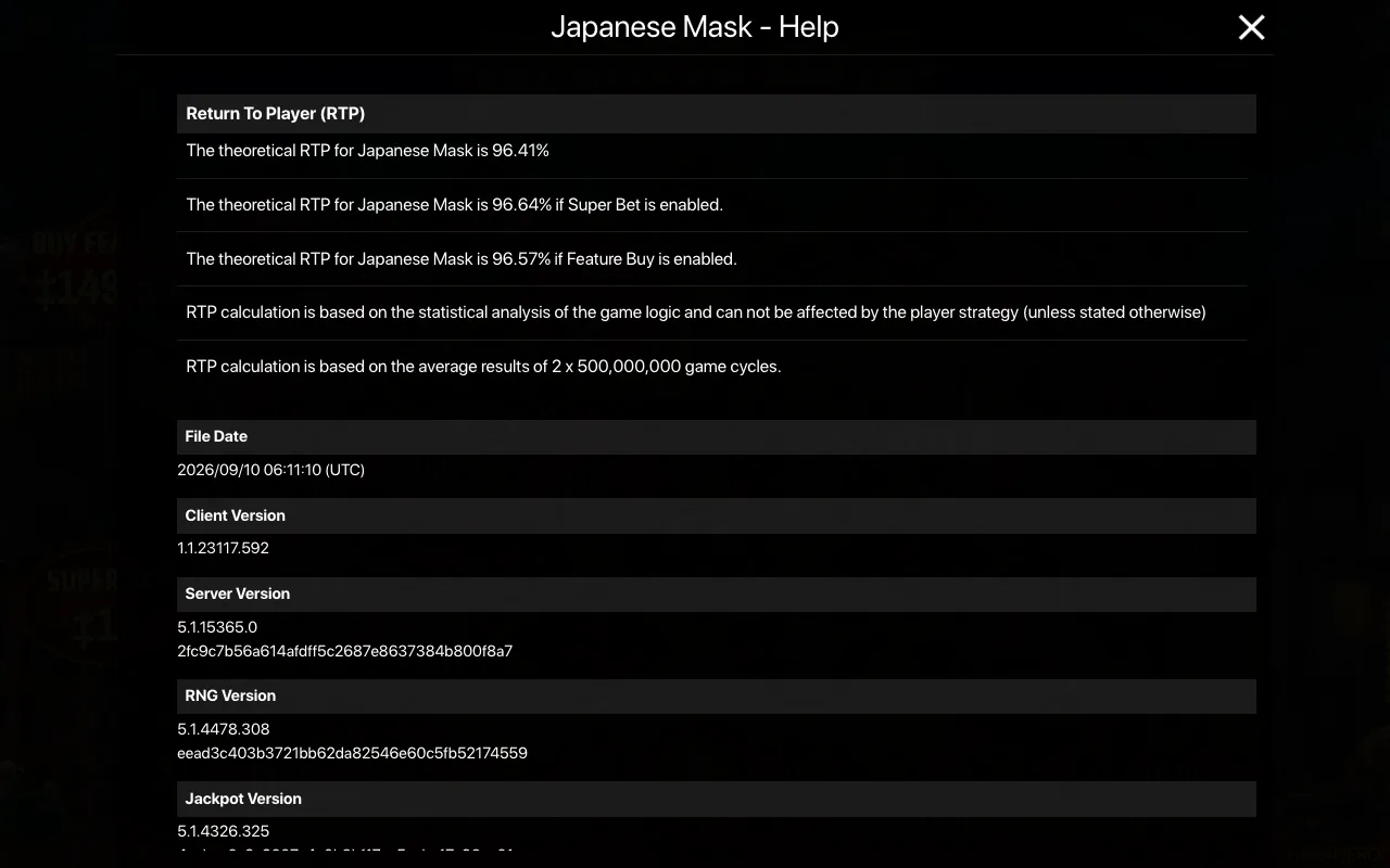 Spielregeln, Seite 2 — Japanese Mask