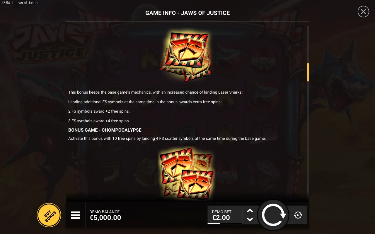 Game rules, page 3 — Jaws of Justice