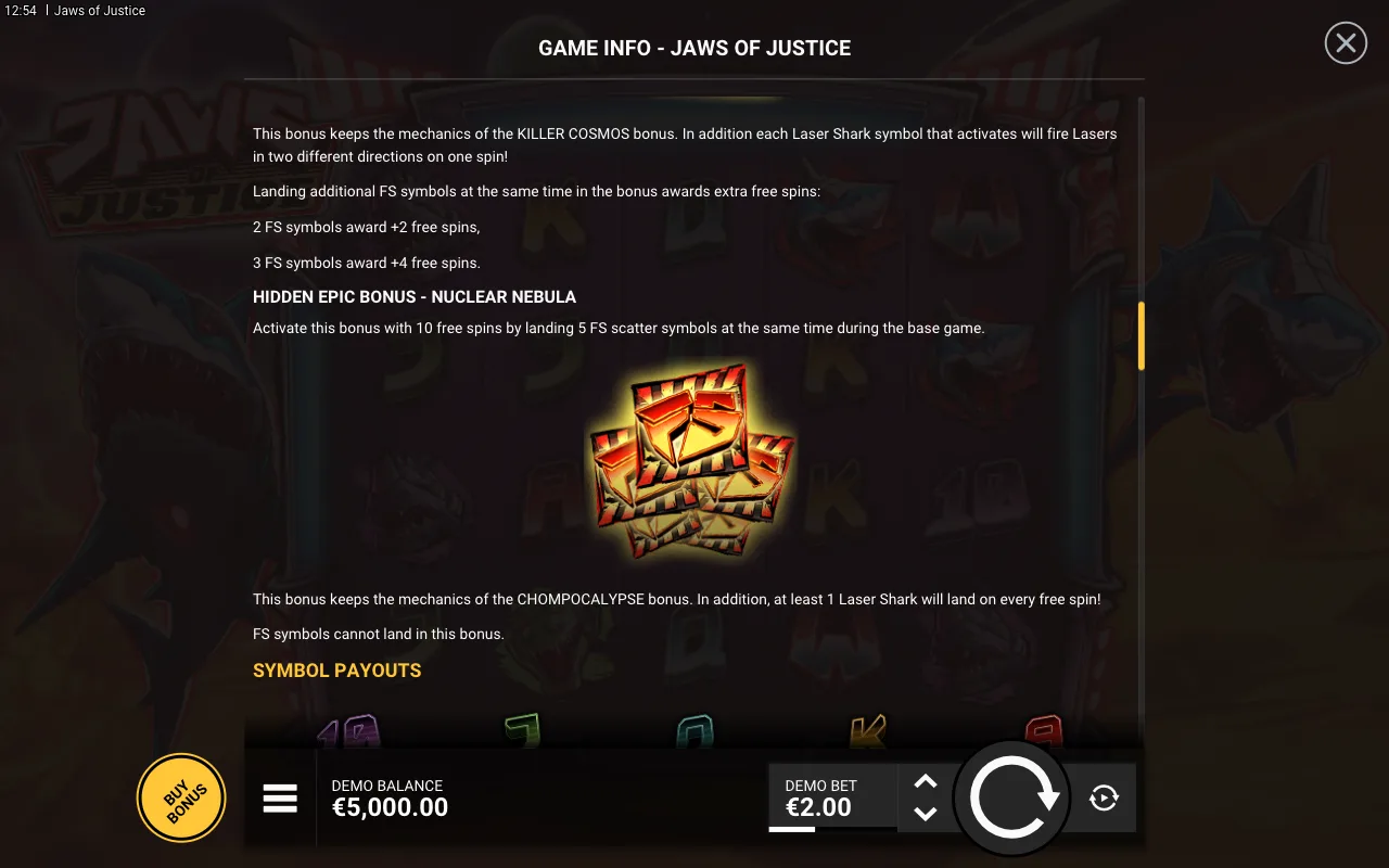 Game rules, page 4 — Jaws of Justice