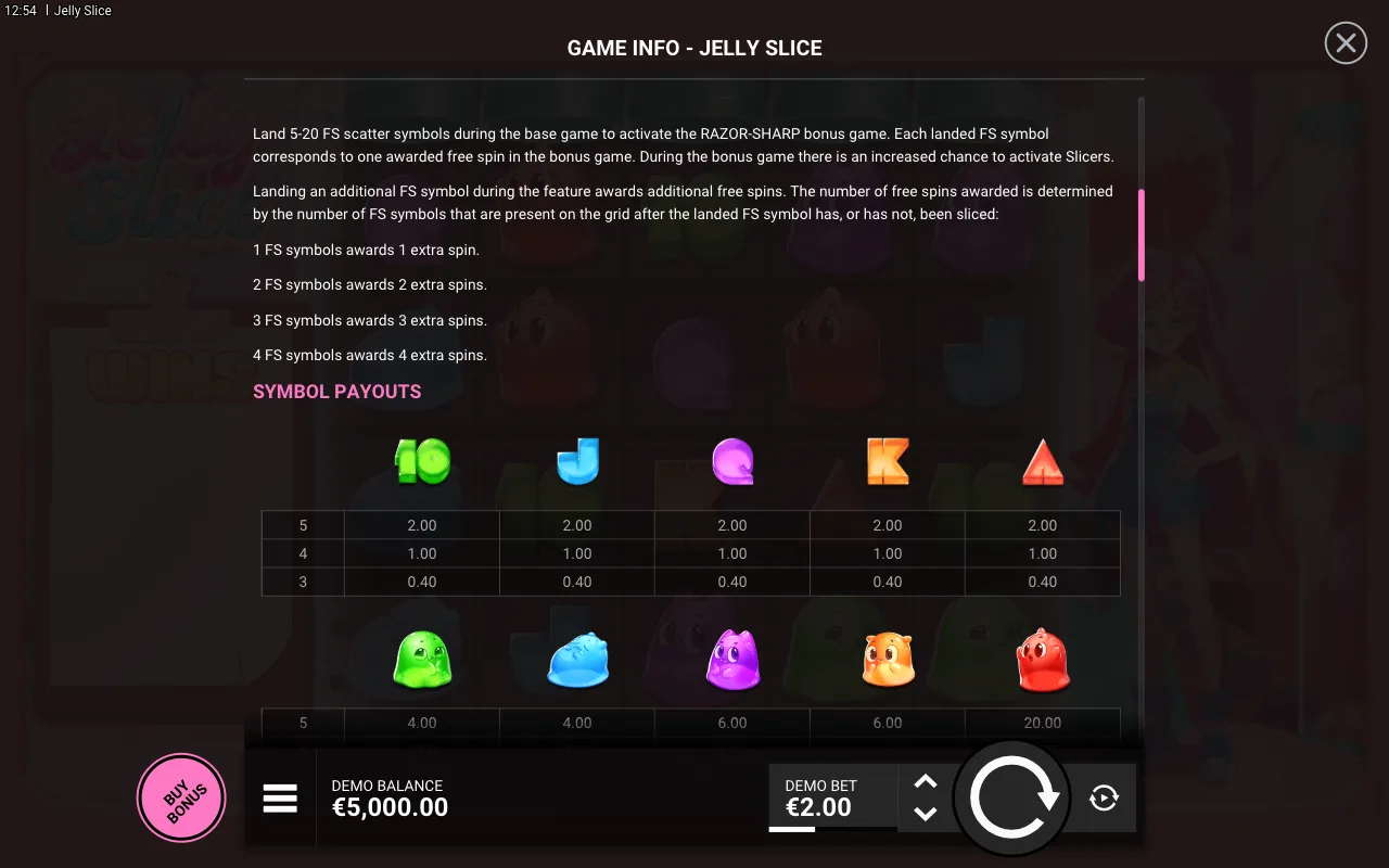 Game rules, page 2 — Jelly Slice