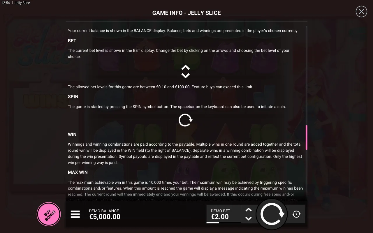 Game rules, page 5 — Jelly Slice