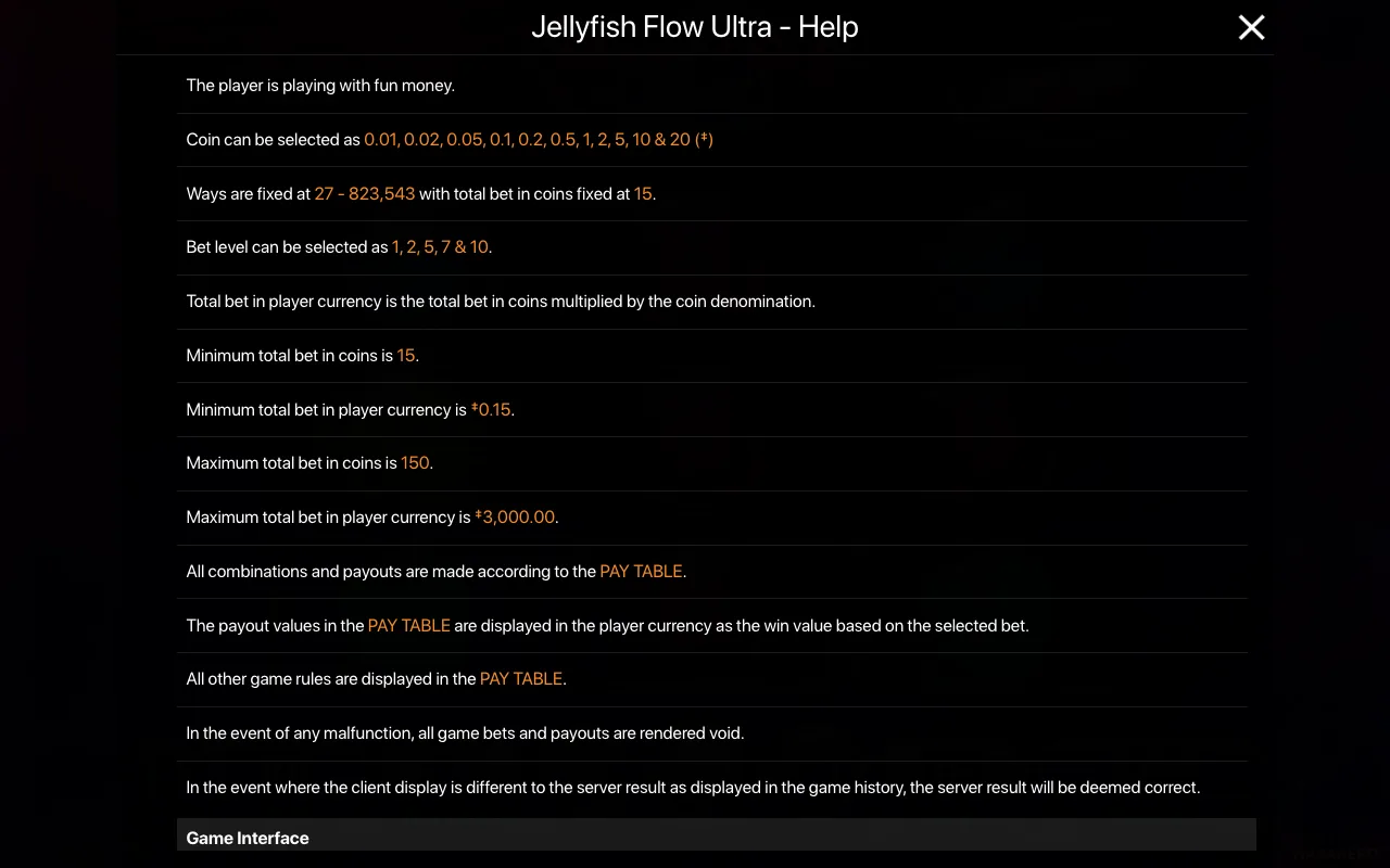 Règles du jeu, page 1 — Jellyfish Flow Ultra